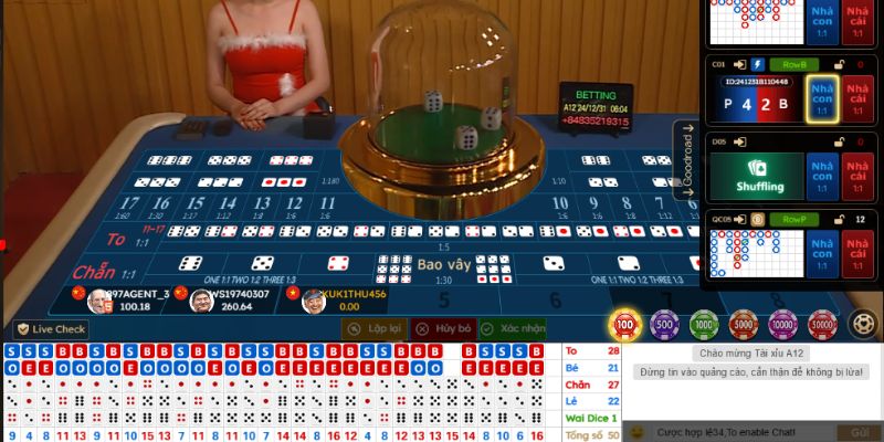 Trò chơi Tài xỉu Casino Kubet